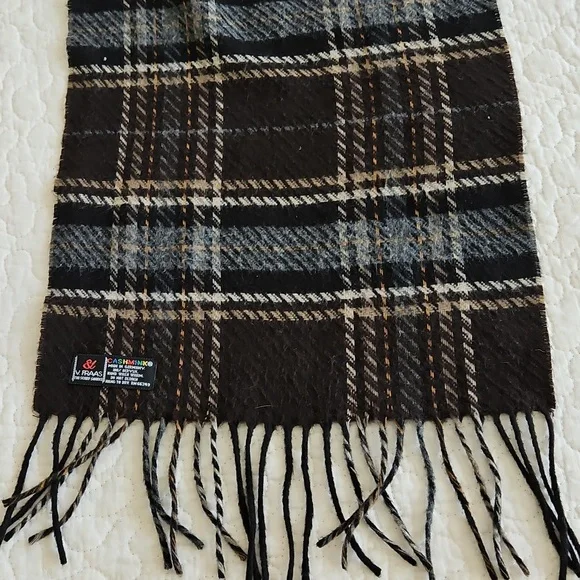🧣HP🧣V.FRAAS Men's CASHMINK Scarf - Picture 5 of 8
